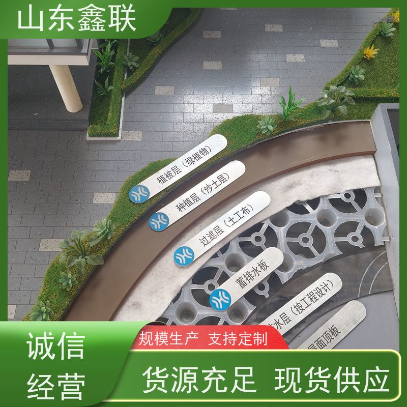 鑫联 3公分高 塑料凸片排水层 厂家施工指导 聚乙 烯滤水板