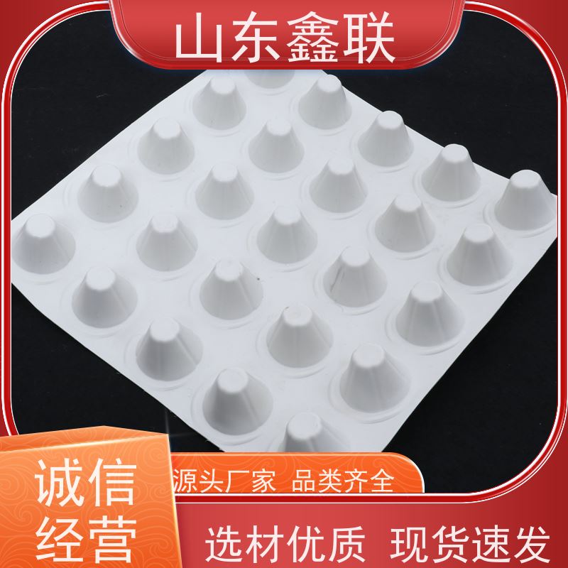 鑫联 14高复合一体 塑料凸片排水层 车库顶板专用 PE疏水板