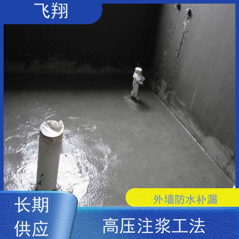 飞翔 女儿墙防水补漏施工 地下室渗水堵漏 效率高 