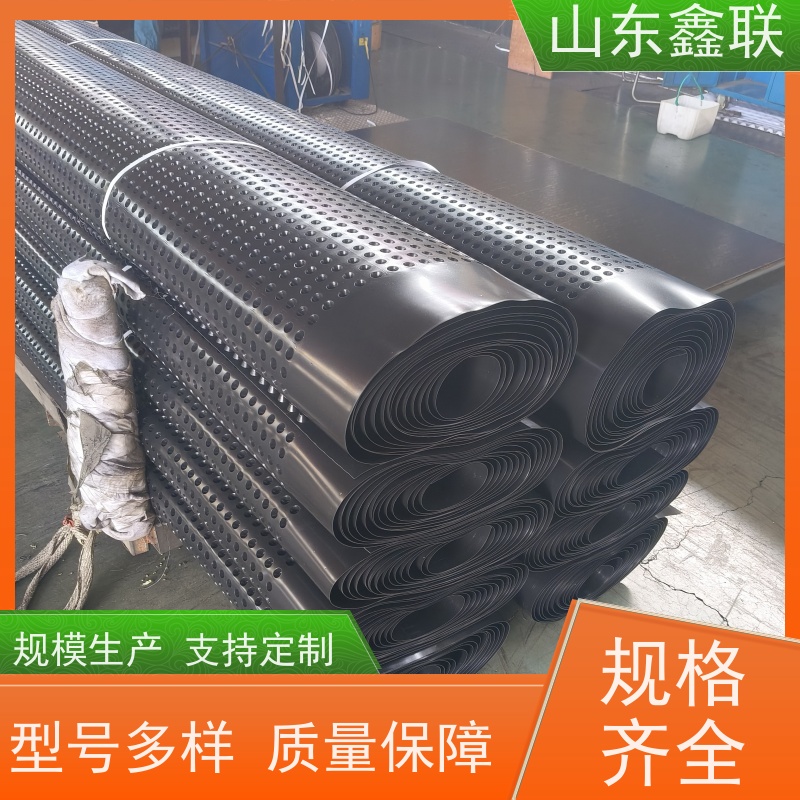 鑫联 白色全新料 塑料凸片排水层 厂家施工指导 厚滤水板