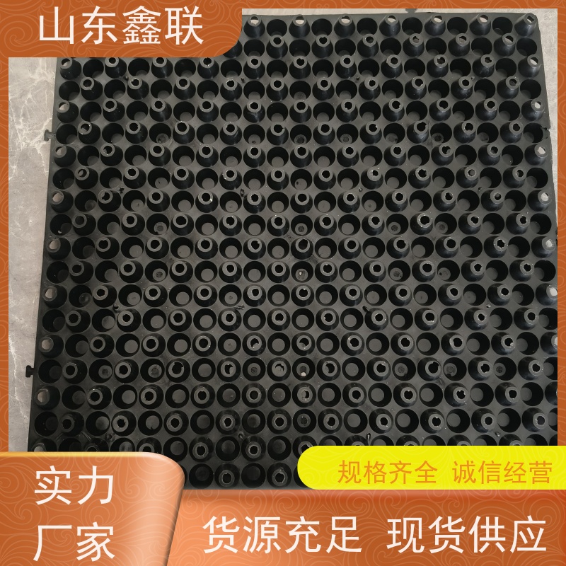 鑫联 50高黑色 塑料凸片排水层 厂家施工指导 成品疏水板