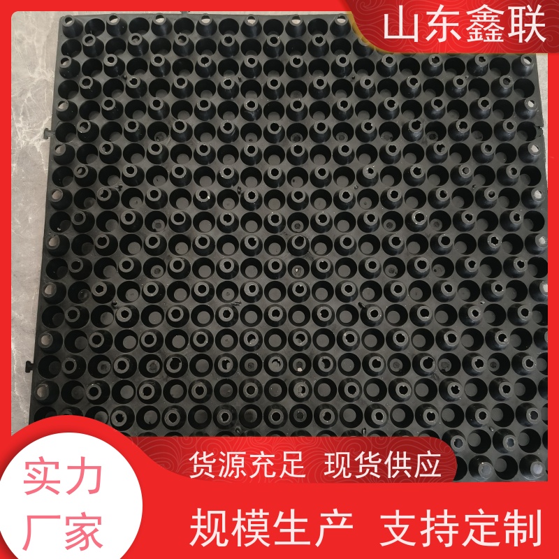 鑫联 黑色国标料 塑料凸片排水层 10年大厂品牌 PE排蓄水板
