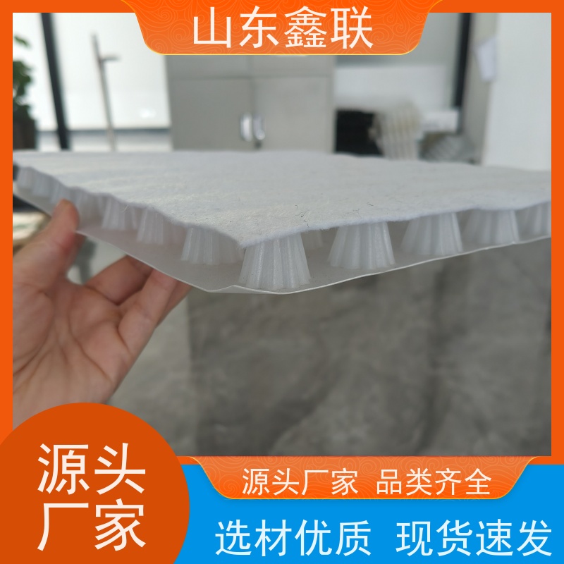 鑫联 白色全新料 塑料凸片排水层 车库顶板专用 PE排蓄水板