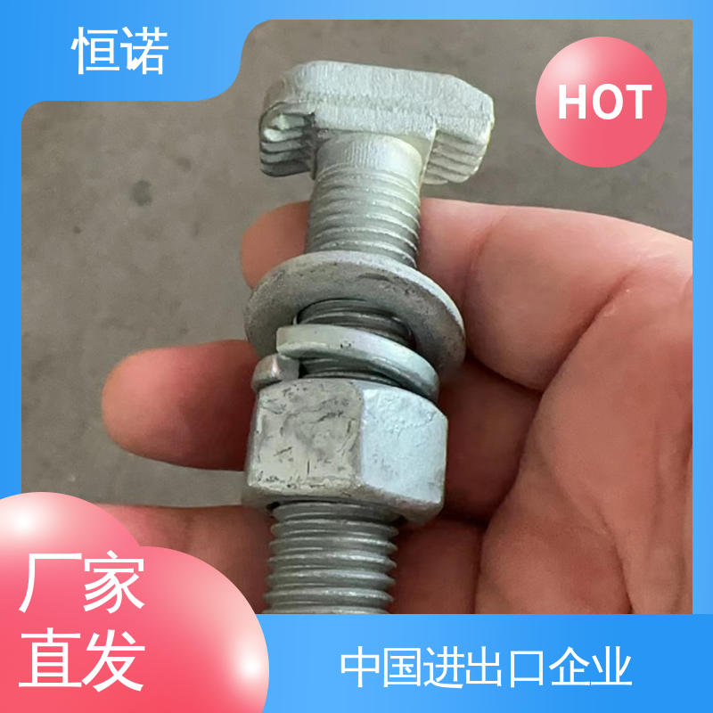 可寄样品 防腐金属制品 哈芬槽用T型螺栓 实体厂家 恒诺