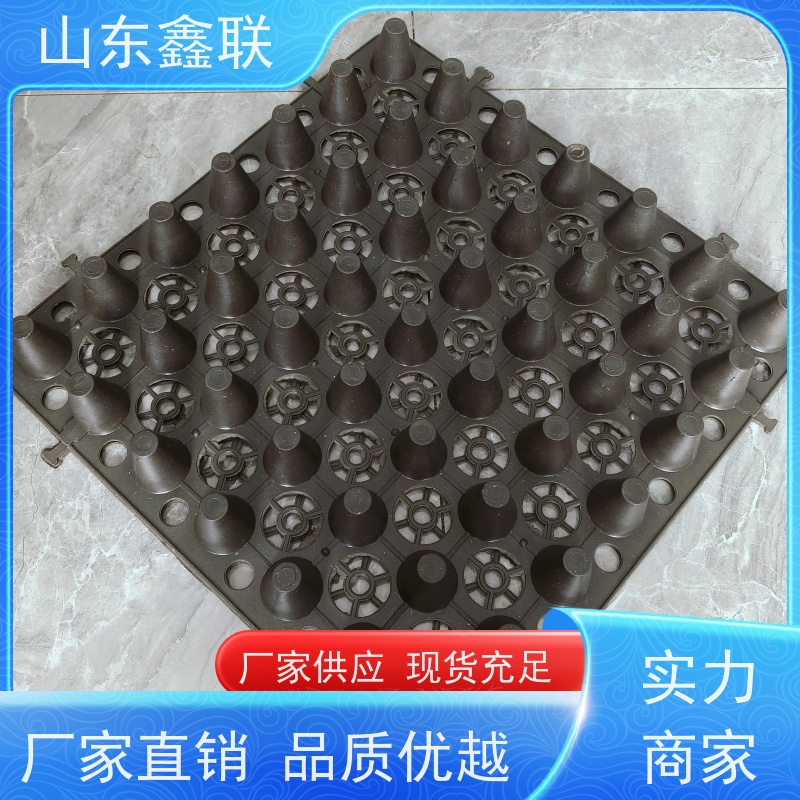 鑫联 50高黑色 塑料凸片排水层 屋顶花园绿化 成品疏水板