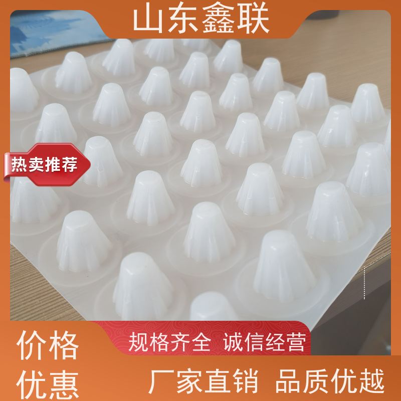 鑫联 白色全新料 塑料凸片排水层 厂家施工指导 成品疏水板