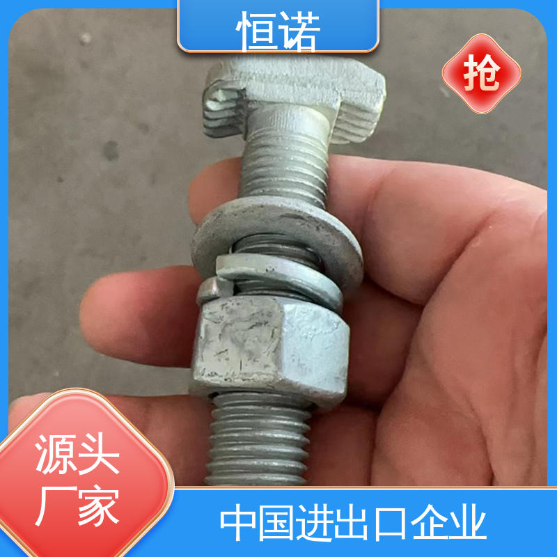 恒诺 规格齐全 管廊托臂T型螺栓 实体厂家 支持异形件定制