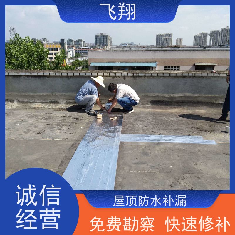 飞翔 女儿墙防水补漏施工 上门服务 效率较高省成本 高压注浆工法