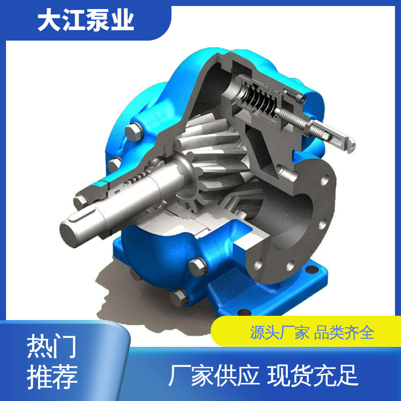 厂家供应严格检验 高粘度强吸力 圆弧齿轮油泵 大江泵业