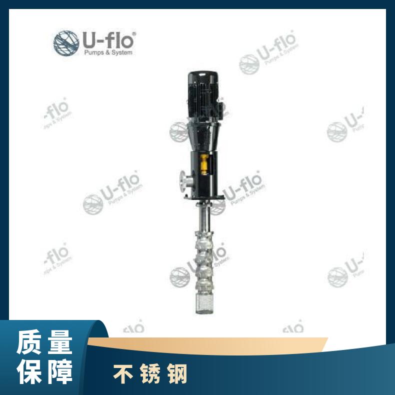 静音管中泵组成图 进口316不锈钢污水泵 美国尤孚u-flo 铸铁 常温