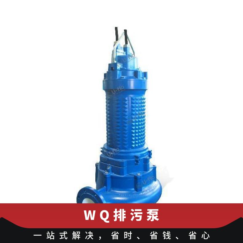 进口WQ铸铁排污泵 大口径污水泵 电动 电压380V 常温 u-flo 边立