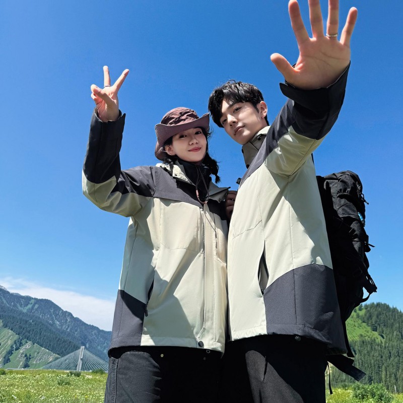 锦丹 广|州 冲锋衣定制 防水保暖登山服 免费印LOGO