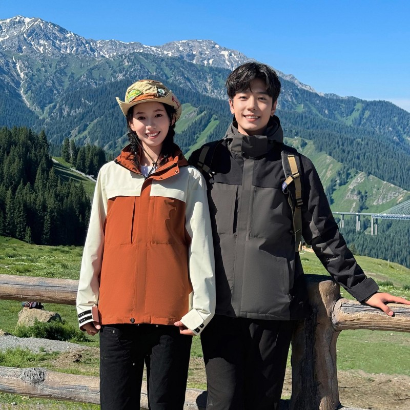 锦丹 佛|山 定做冲锋衣 拼色时尚版型 秋冬夹克外套 男女同款