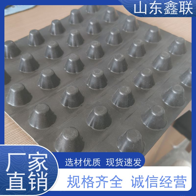 鑫联 20大杯口蓝色底板专用 塑料凸片排水层 科研创新 成品疏水板
