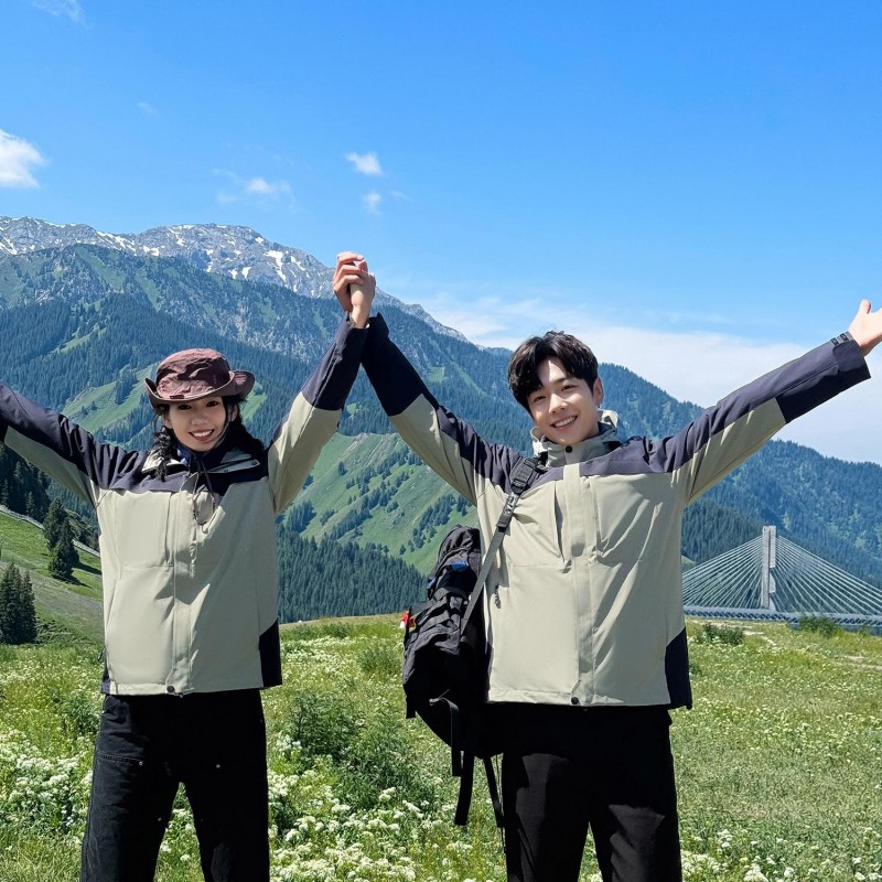 锦丹 佛|山 冲锋衣定做 拼色时尚版型 秋冬夹克外套 免费打版