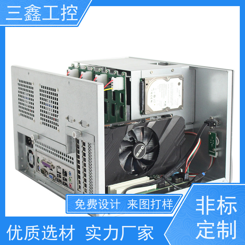 厂家供应1U2U3U4U便捷式机箱 不锈钢机柜 多硬盘位 TY-4UX喷塑工艺