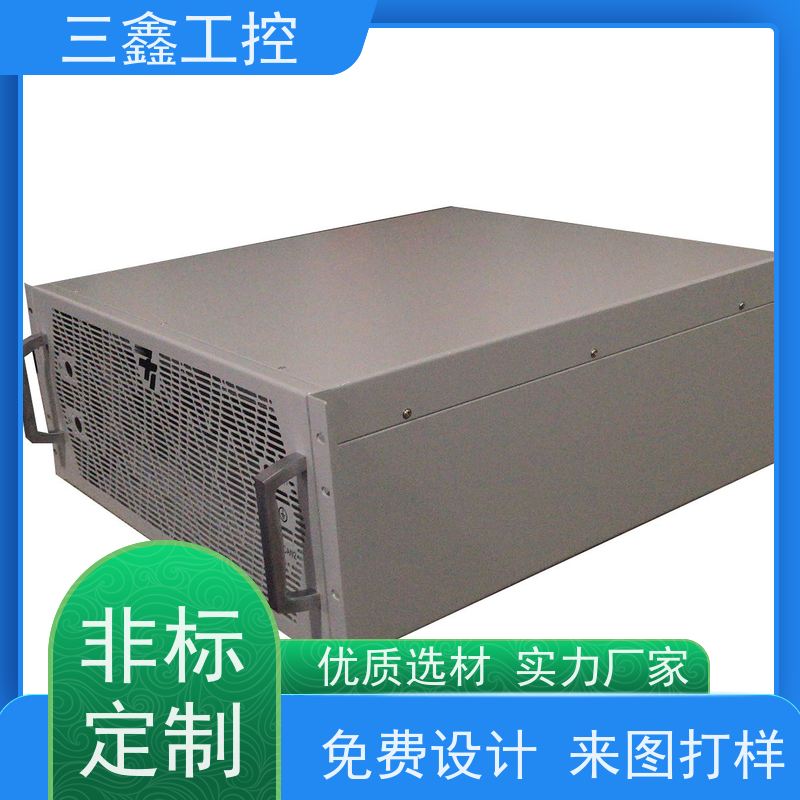 深 圳三鑫上架式DVR监控机箱 不锈钢机柜 表面阳极氧化 烤漆 