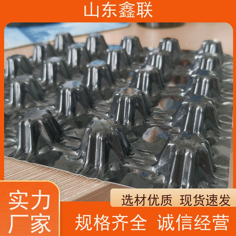 鑫联 14高复合一体 塑料凸片排水层 车库顶板专用 PE排蓄水板