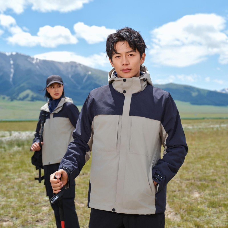 锦丹 肇|庆 冲锋衣 冬季户外保暖登山服 可拆卸 高端可印绣字