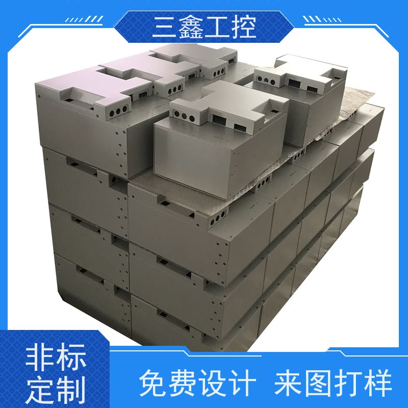 深 圳三鑫2U服务器机箱 不锈钢机柜 来图定制加工