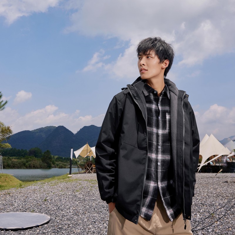 锦丹 中|山 三合一冲锋衣定制 拼色时尚版型 秋冬夹克外套 源头厂家