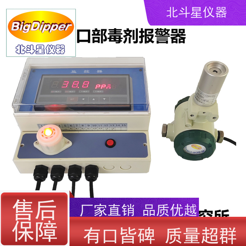 北斗星仪器 地下室人防 壁挂式毒剂检测报警器 接线图 实力品牌厂家