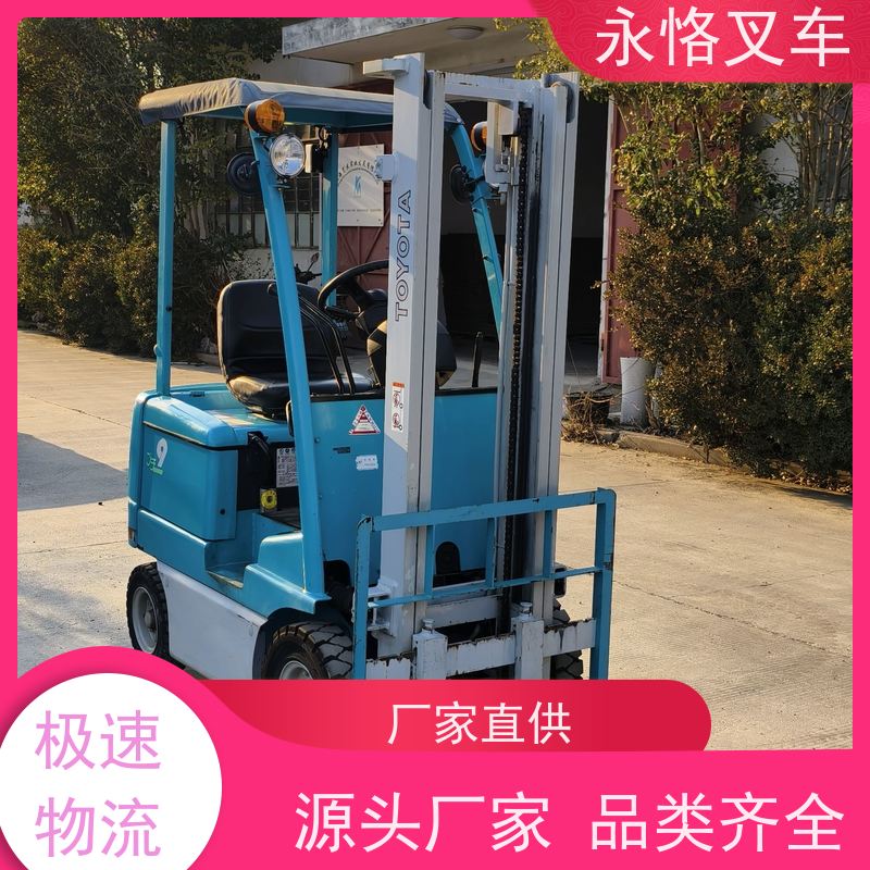 永恪叉车出租 丰田7FDE1吨三支点两节门架 5.5米2018年车 厂家供应