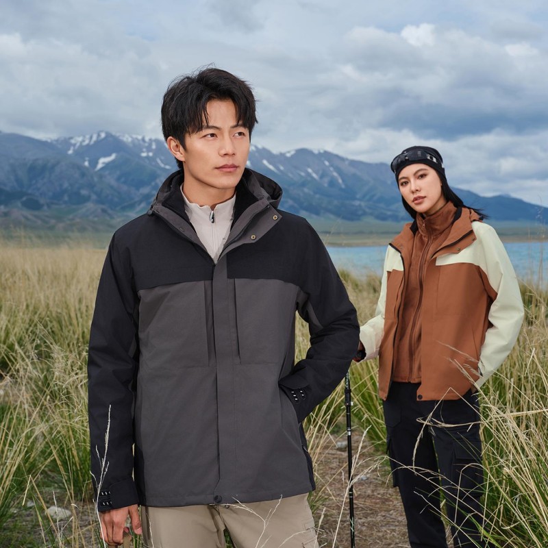 锦丹 中|山 定制三合一冲锋衣 冬季户外保暖登山服 可拆卸 舒适耐穿