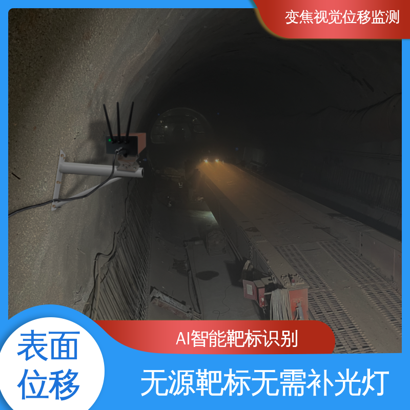 非接触式 城市综合管廊收敛沉降 多点动态位移监测系统 全天候测量