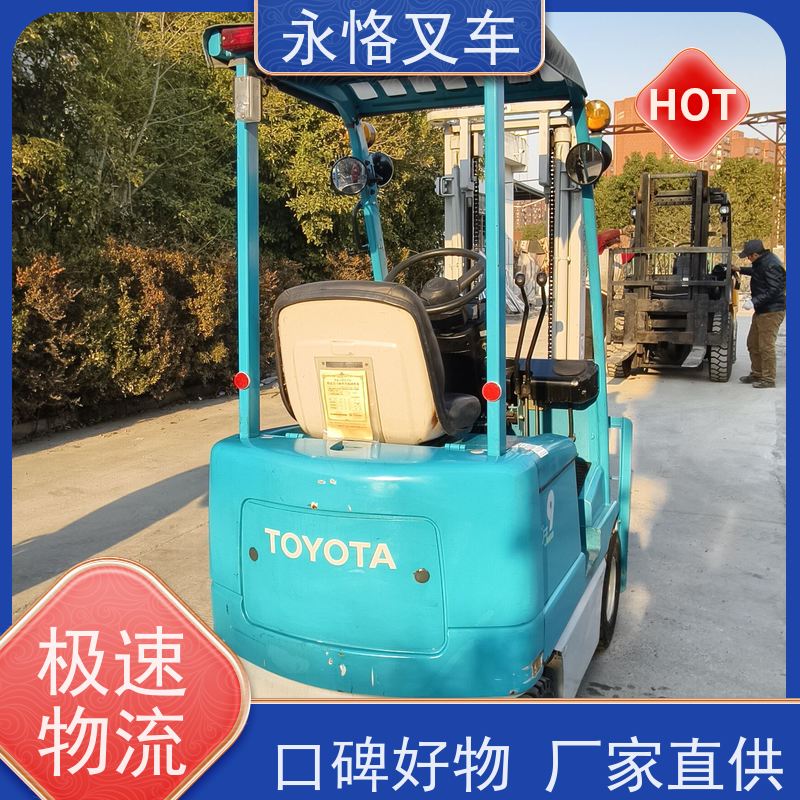 永恪叉车出租 丰田1.5吨三支点三门架 5.5米2018年车 操作简单