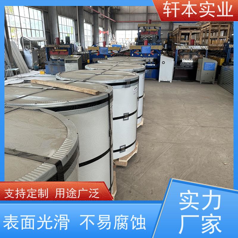 上 海宝钢 彩涂卷 持久耐磨 抗压抗拉 具有良好的抗风性能