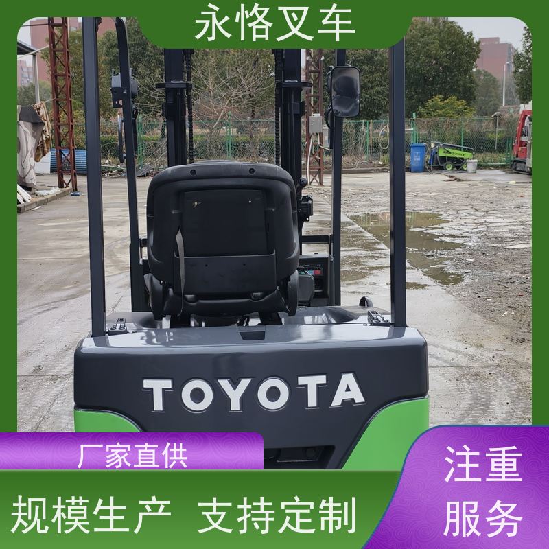 永恪叉车出租 丰田1.3吨带中钢两节门架 5.5米2018年车 现场试车