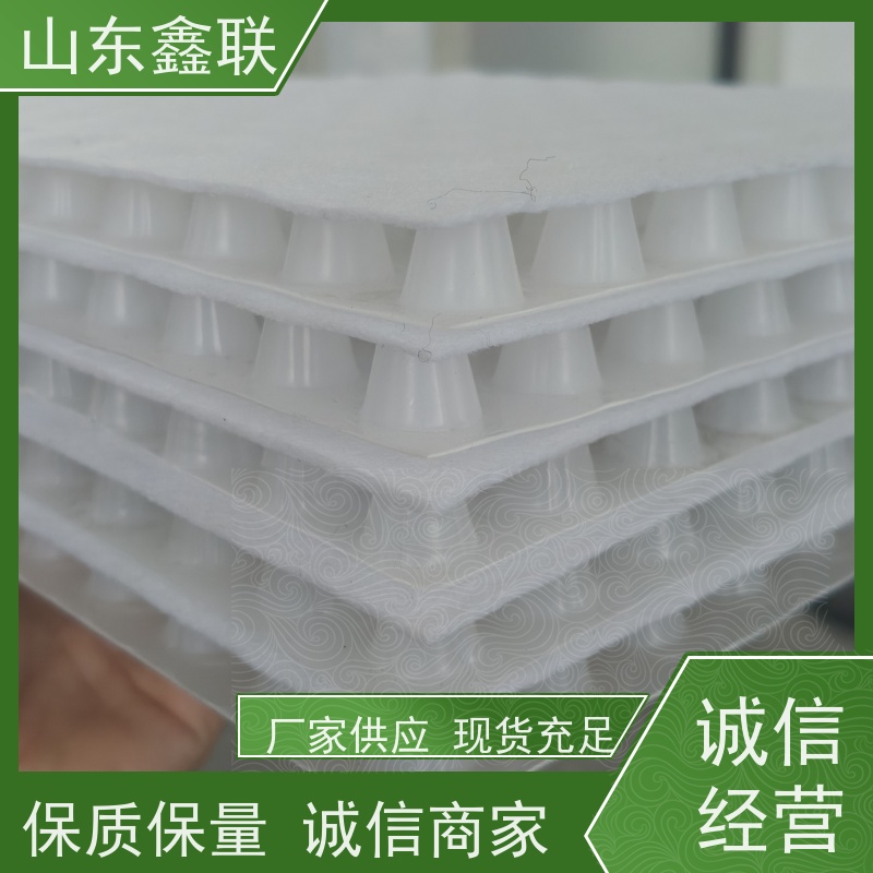 鑫联新材料 虹吸雨水排放系统 国检认证品质 H25双面抗压排水异形片