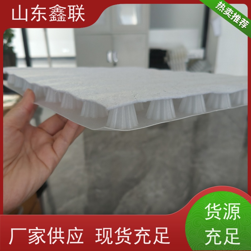 鑫联新材料 车库顶板虹吸排水系统 屋顶花园绿化 15高板布一体疏水板
