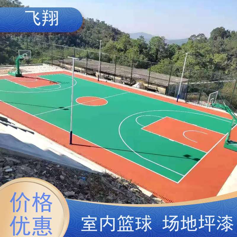 河源源城 龙川 东源篮球场地坪漆施工 专业团队 全程标准化作业更放心