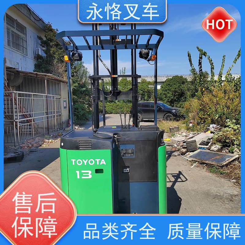 永恪叉车出租 丰田0.9吨平横重两节门架 5.5米2018年车 多年行业经验