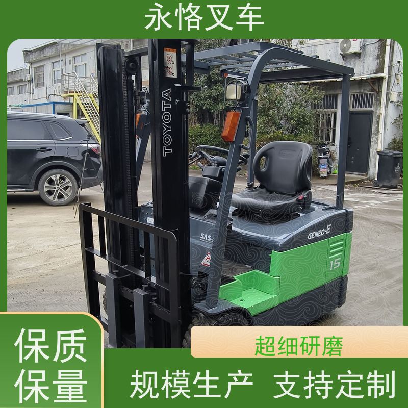 永恪叉车出租 丰田1.5吨三支点两节门架 5.5米2018年车 操作简单