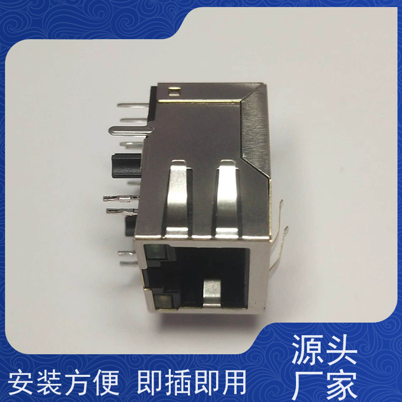 RJ45电信光纤端口 RA19113G08GA型号 网络接头 接口 100BASE传输