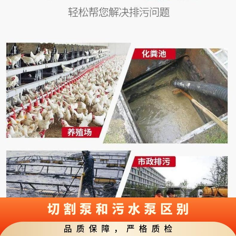 200WQK300-1522 和污水区别 切割排污泵 10m~60m 不阻塞
