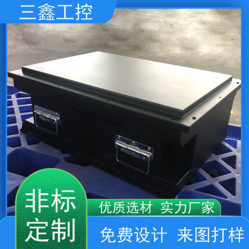 深 圳三鑫1U-4U铝面板机箱 钣金外壳加工 参数标准 多种规格定制