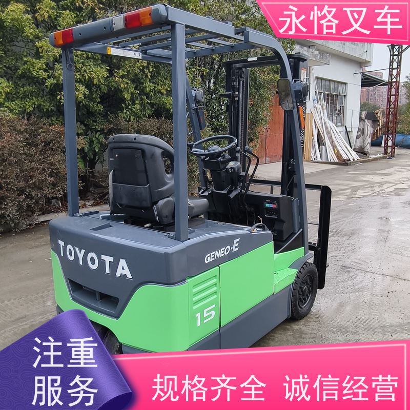 永恪叉车出租 丰田8F1吨三门架 5.5米2018年车 可租可售 日本原装进口