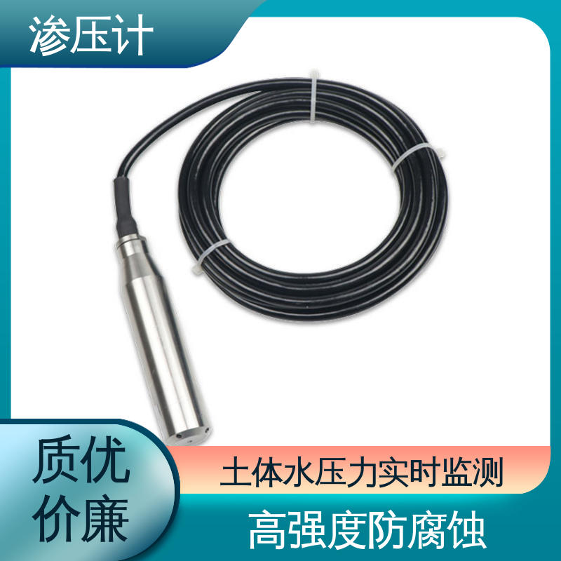 山体滑坡泥石流 硅压阻式渗压计 结构物内部水压 全天候观测