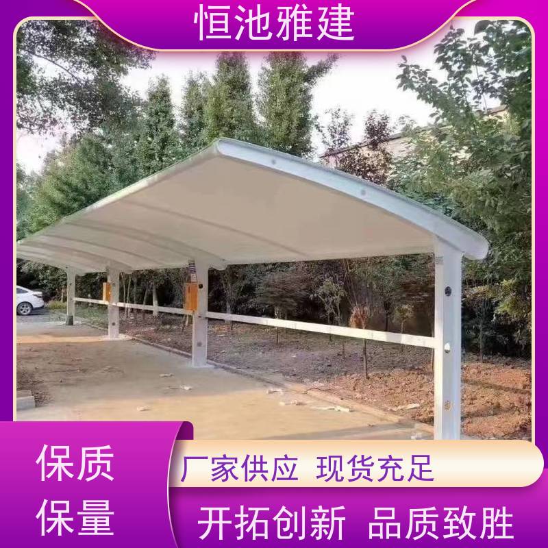 恒池雅建 别墅露台温室 钢化玻璃雨蓬 供应小区雨棚材料
