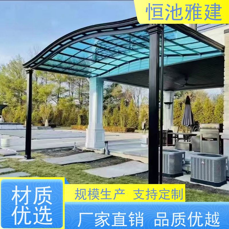 恒池雅建 别墅使用 阳光棚材质 包工包料加工