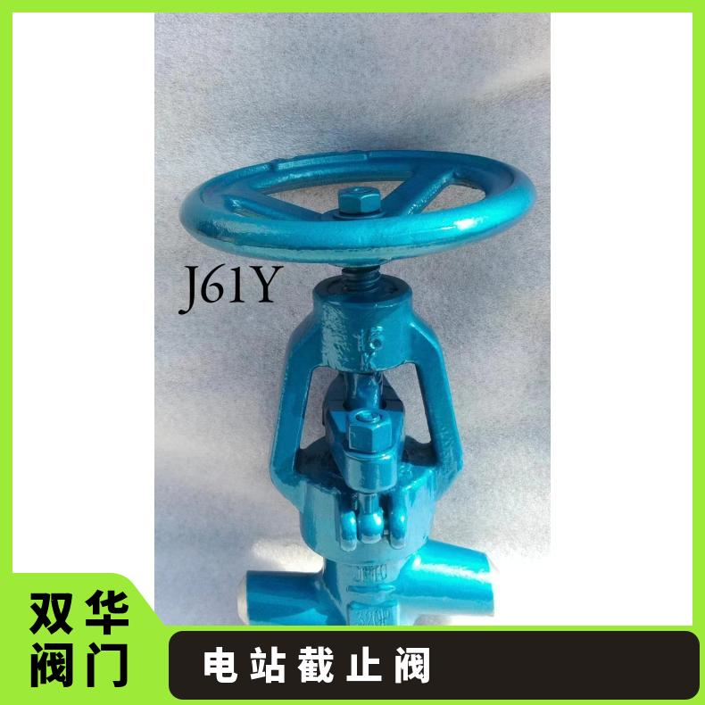双华阀门 高温高压电站截止阀 J61Y锻造南通体 铬钼钒钢蒸汽用
