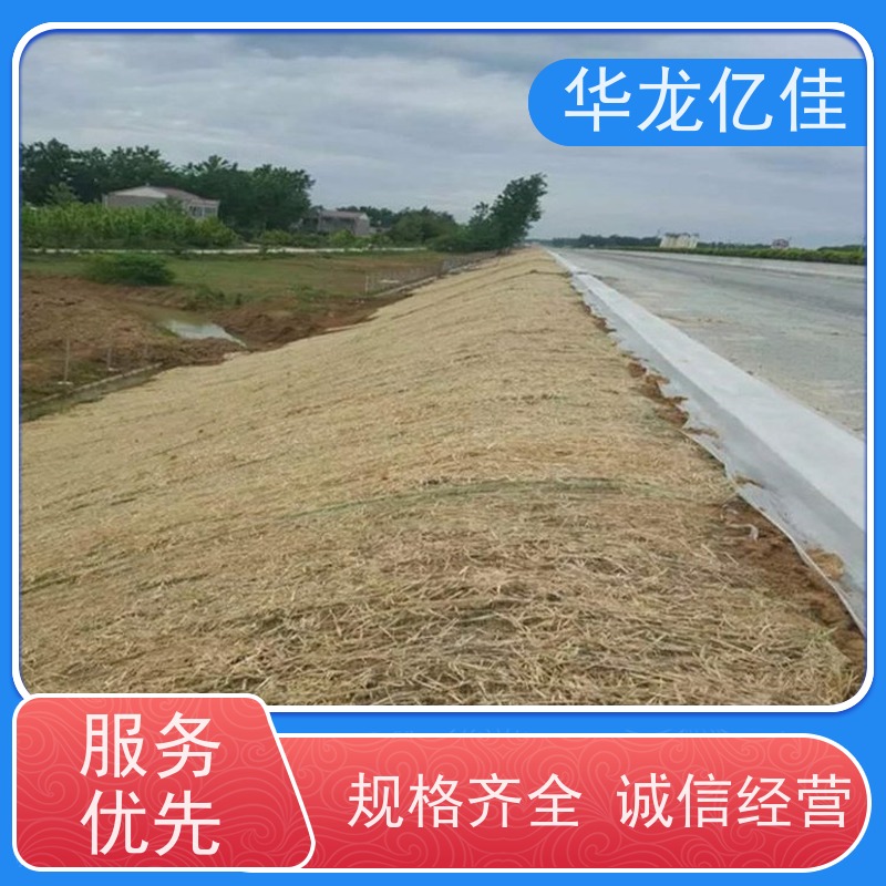 特价 椰丝草籽毯 河道护坡绿化植草毯 华龙亿佳供应