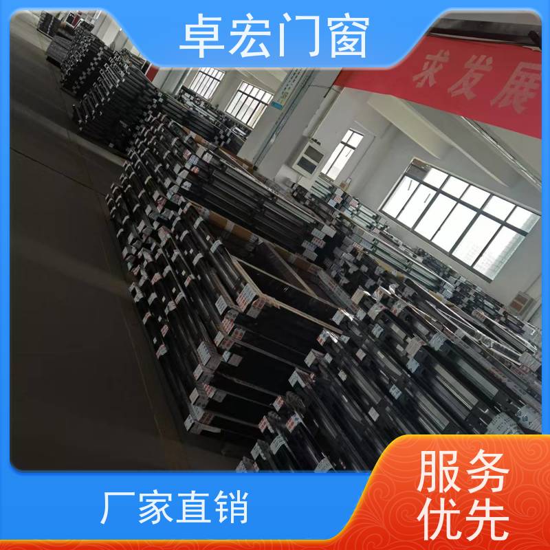 卓宏牌 开启式 不锈钢耐火窗 静电喷涂隔热型 接工程活