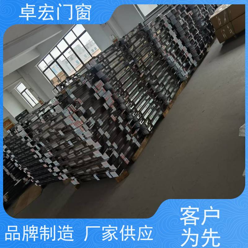 卓宏牌 开启式 钢制防火门窗 加厚门板 接工程活
