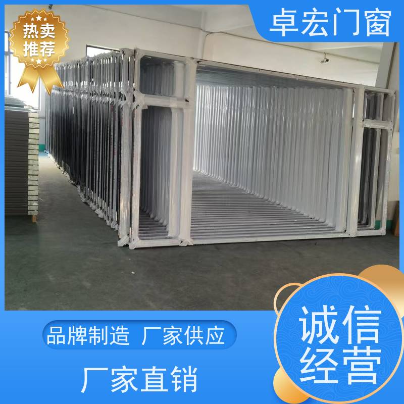 卓宏牌 平开固定式 不锈钢耐火窗 酒店耐热隔断 接工程活
