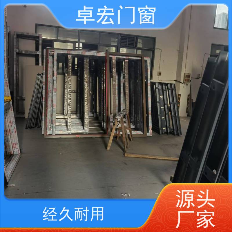 卓宏门窗 平开固定式 不锈钢耐火窗 住宅小区安装 支持定制